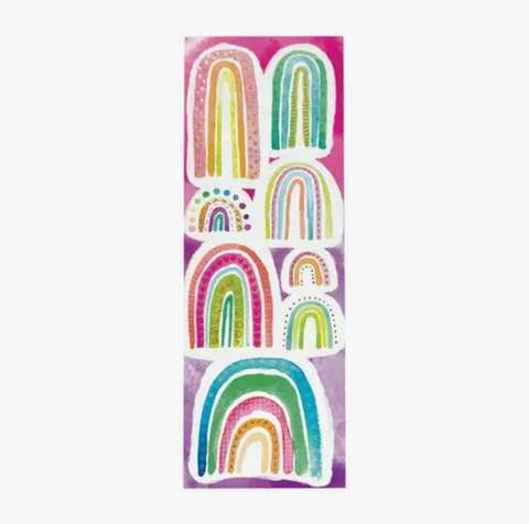 Stickiville Skinny - Watercolor Rainbows