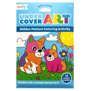 Undercover Art Hidden Patterns Colouring Activity - Dog Days