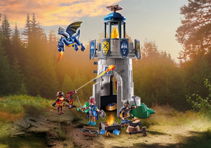 Playmobil Knight's tower with smith and dragon