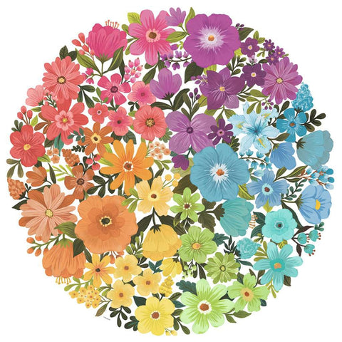 Ravensburger 500 PCS Circle of colors-Flowers