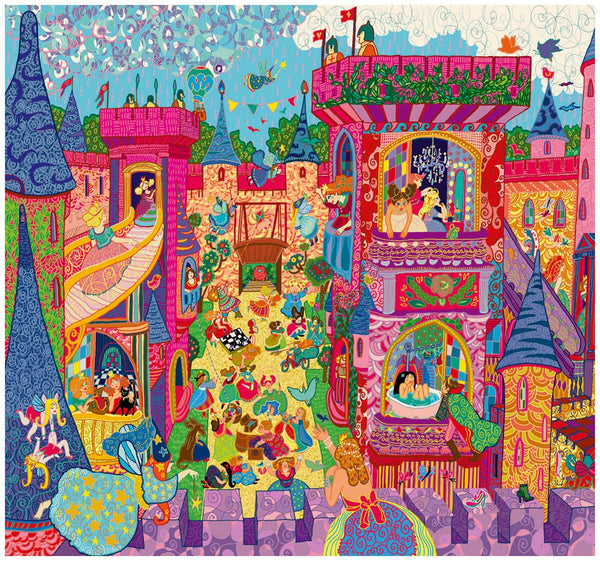 Silhouette Puzzle / Fairy castle / 54 pcs