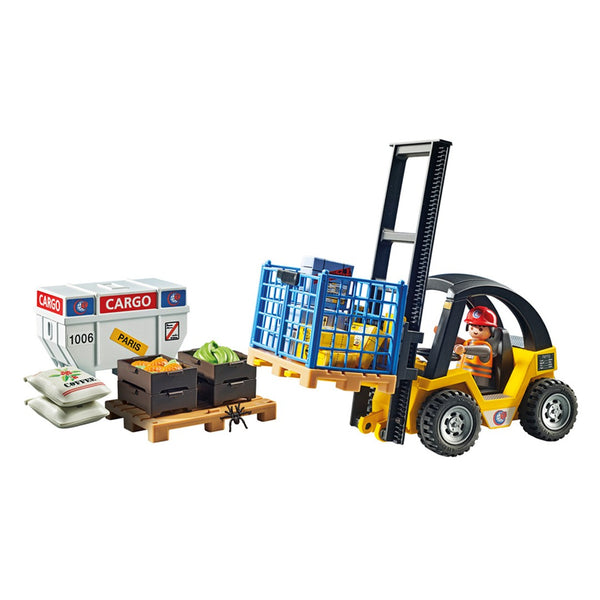 Playmobil Forklift truck with cargo