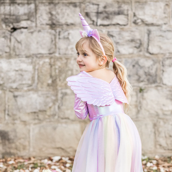 Alicorn Dress with Wings and Headband