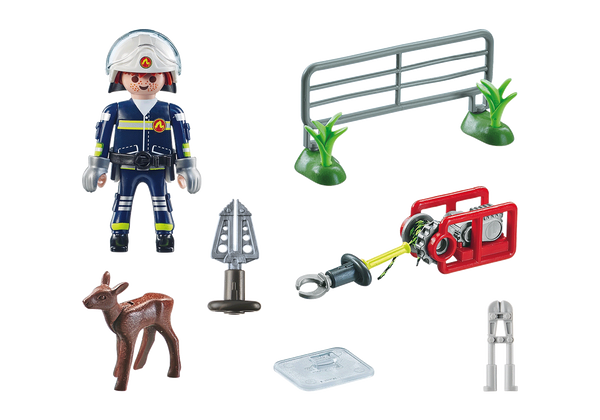 Playmobil Firefighter Animal Rescue