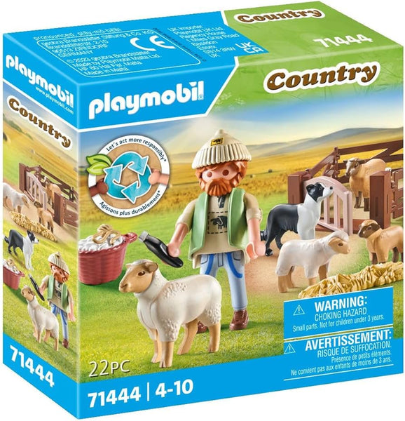 Playmobil Young Shepherd with flock of sheep