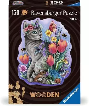 Ravensburger Wooden Puzzle Lovely Cat