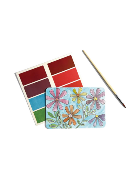 Scenic Hues D.I.Y. WaterColour Art Kit - 7.00 Flowers & Gardens