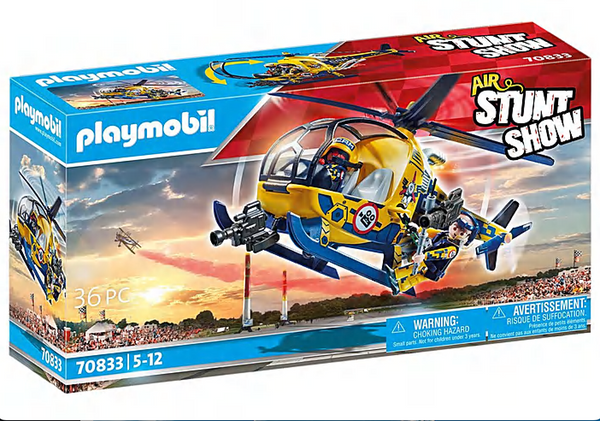 Air Stunt Show Helicopter with Film