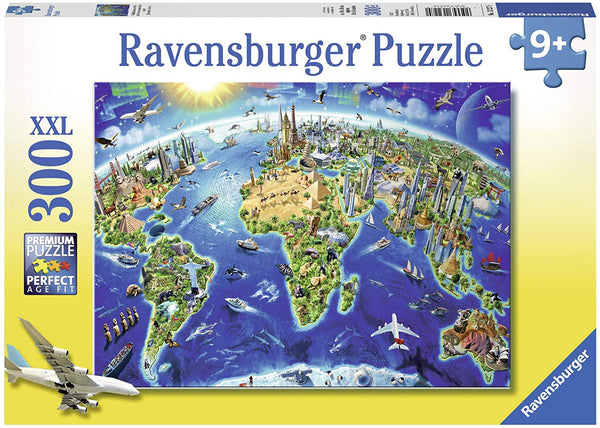 Ravensburger 300PCS World Landmarks Map