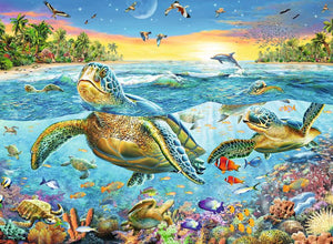 Ravensburger 100Pcs Swim with Sea Turtles