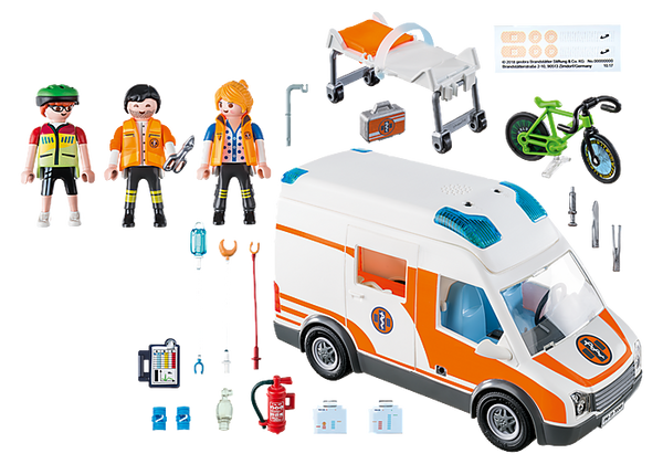 Playmobil Ambulance with Flashing Lights
