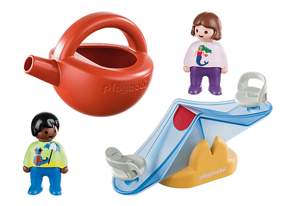 Playmobil 123 Water Seesaw with Watering Can