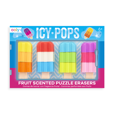 ICY POPS SCENTED PUZZLE ERASERS