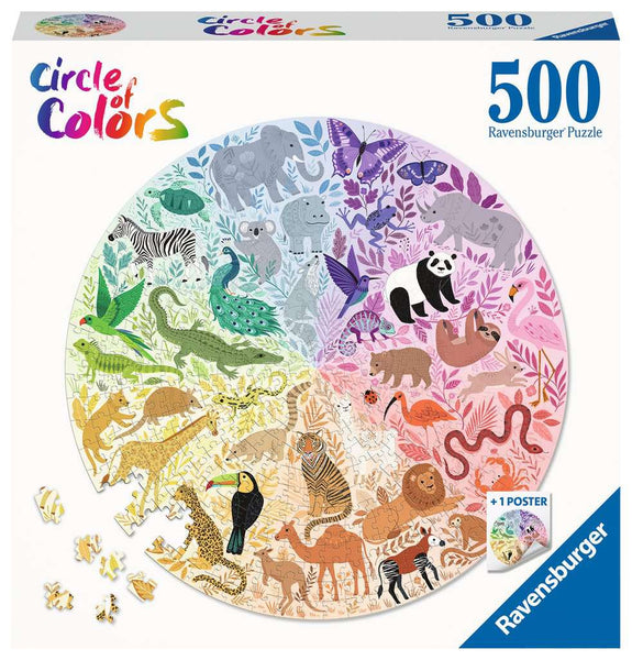 Ravensburger 500 PCS Circle of colors-Animals