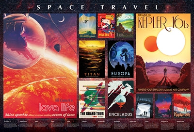 Space Travel Posters