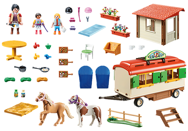 Pony Shelter with Mobile Home