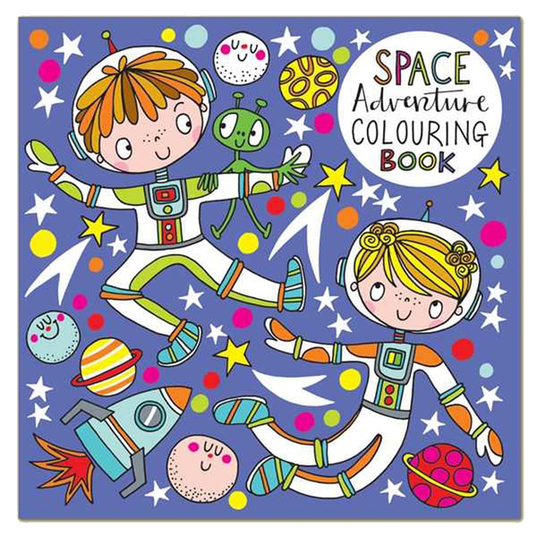 Square Coloring Book - Spaceman - 8x8