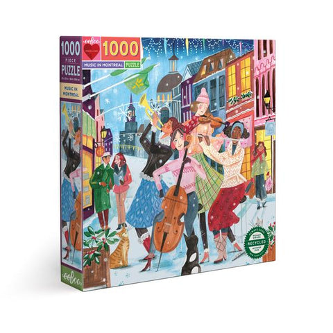 eeboo MUSIC IN MONTREAL 1000 PC PUZZLE