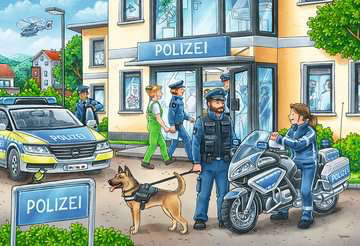 Ravensburger 2X24PCS  Police at work!