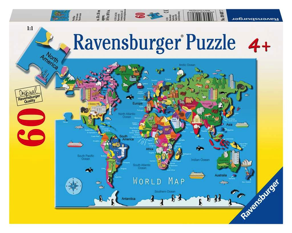 Ravensburger 60PCS World Map