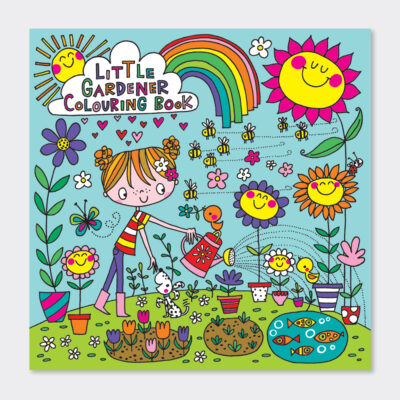 Square Colouring Book - Little Gardener