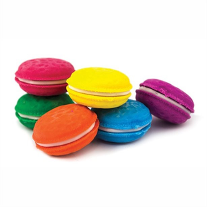 MACARON SCENTED ERASERS - SET OF 6