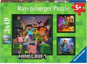 Ravensburger 3X49PCS Minecraft Biomes