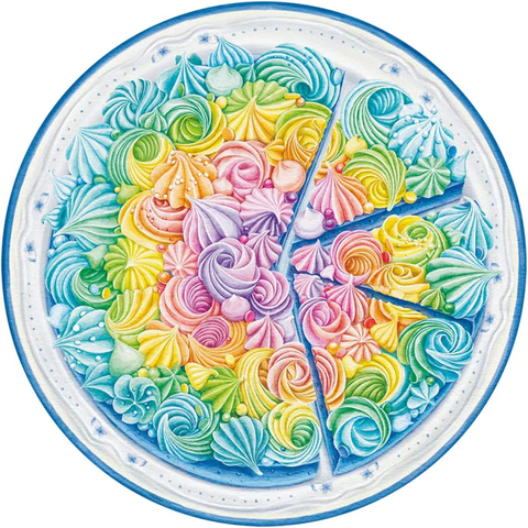 Ravensburger 500 PCS Circle of colors- Rainbow Cake