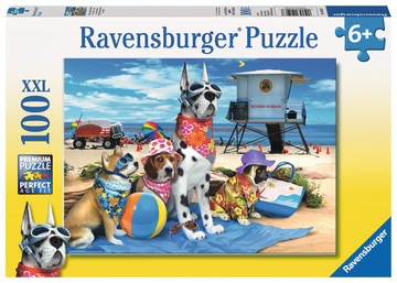 Ravensburger 100 PCS No Dogs on the Beach
