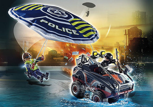 Police Parachute with Amphibious Vehicle