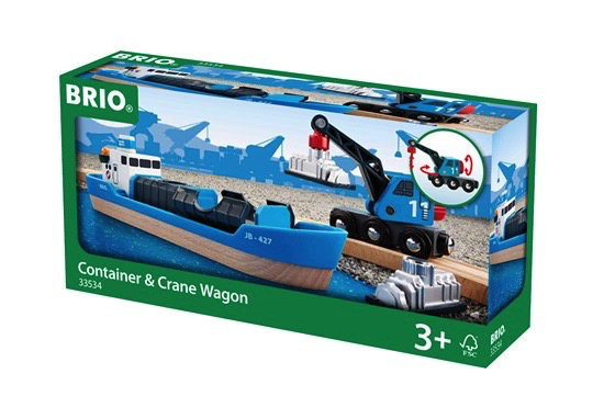 Brio Freight Ship and Crane