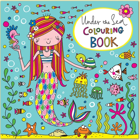 Square Coloring Book - Under the Sea - 8x8