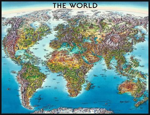 Ravensburger 2000PCS World Map