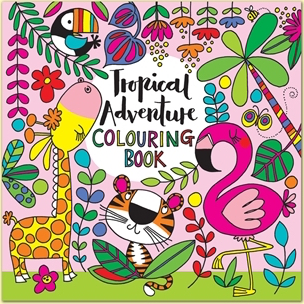 Square Coloring Book -Tropical Adventure - 8x8