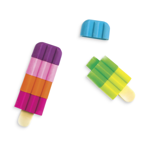 ICY POPS SCENTED PUZZLE ERASERS