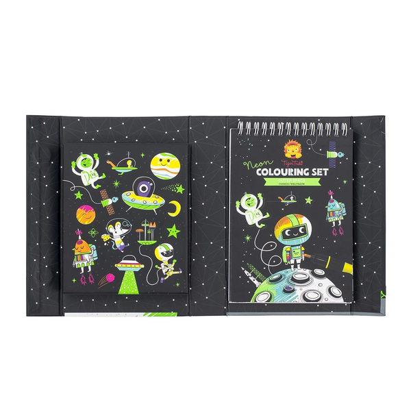 NEON COLOURING SET OUTERSPACE